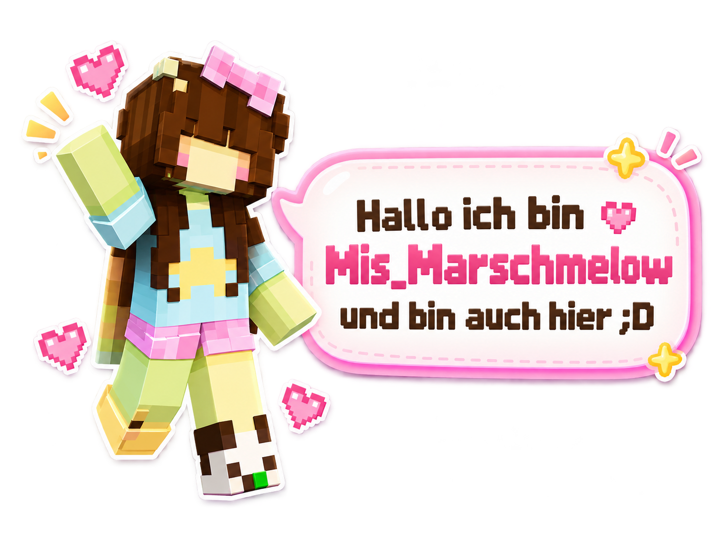 Hallo ich bin Mis_Marschmelow und bin auch hier ;D
